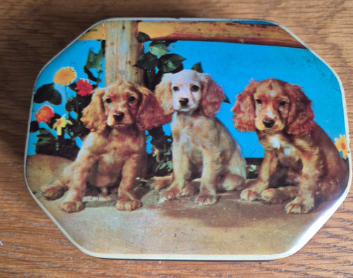 Vintage toffee tin - vintage, –