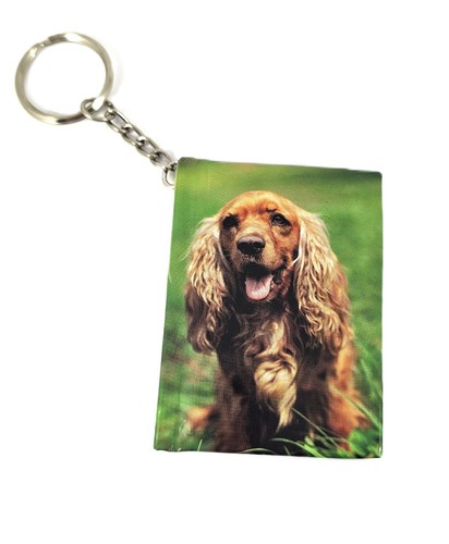 Cocker spaniel keyring hard - cocker,