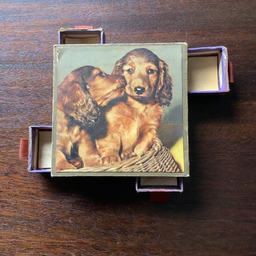 Vintage match holder box - match,